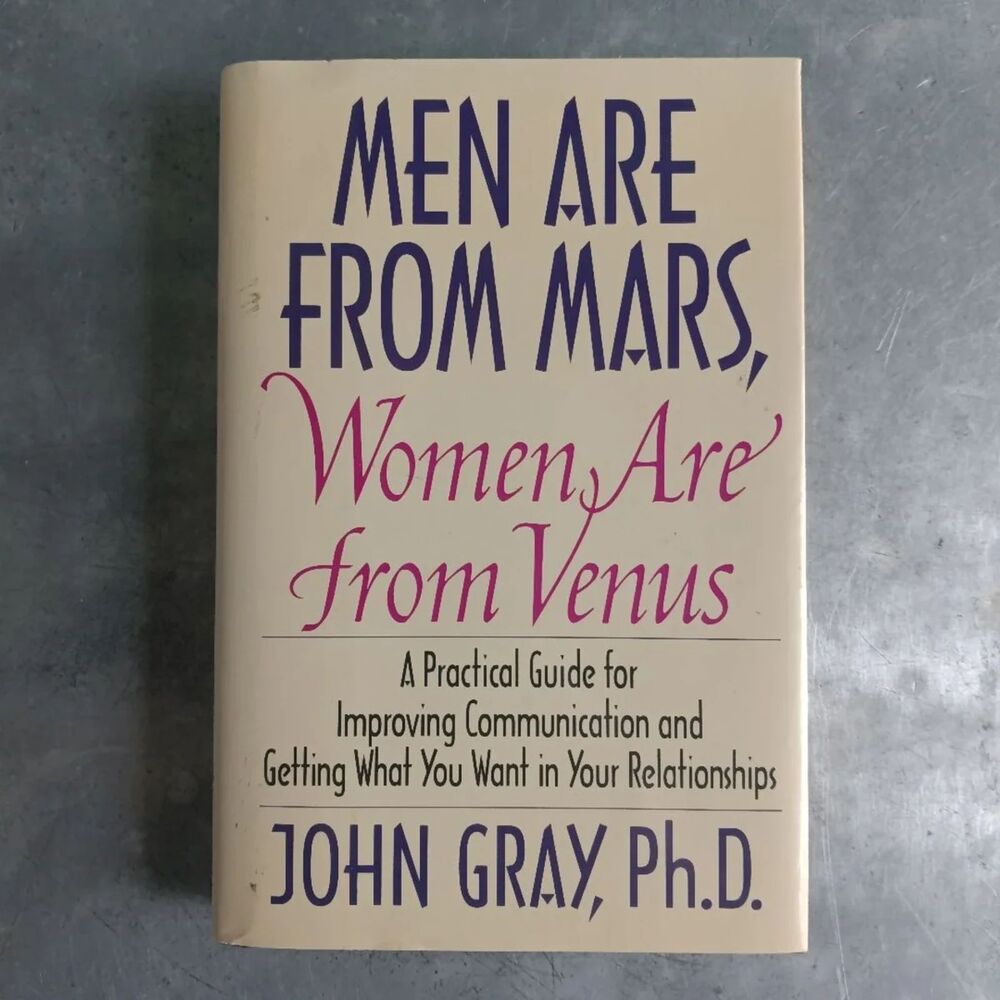 Men Are From Mars, Women Are From Venus By John Gray, Ph.D. Guide Hardcover